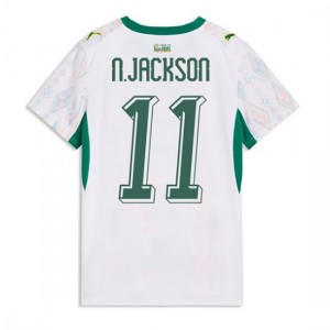 Senegal Nicolas Jackson #11 Jalkapallovaatteet Naisten Kotipaita MM-kisat 2026 Lyhythihainen